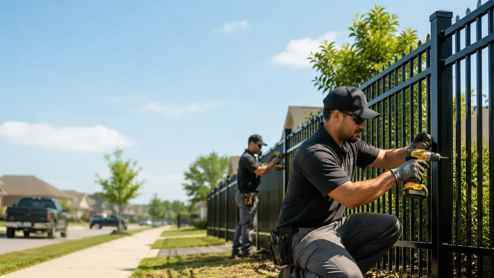 Metal Fence Installation in Hood, VA